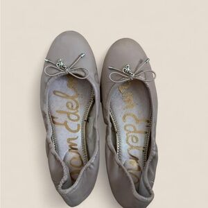 Sam Edelman Women's Beige Ballet Flats